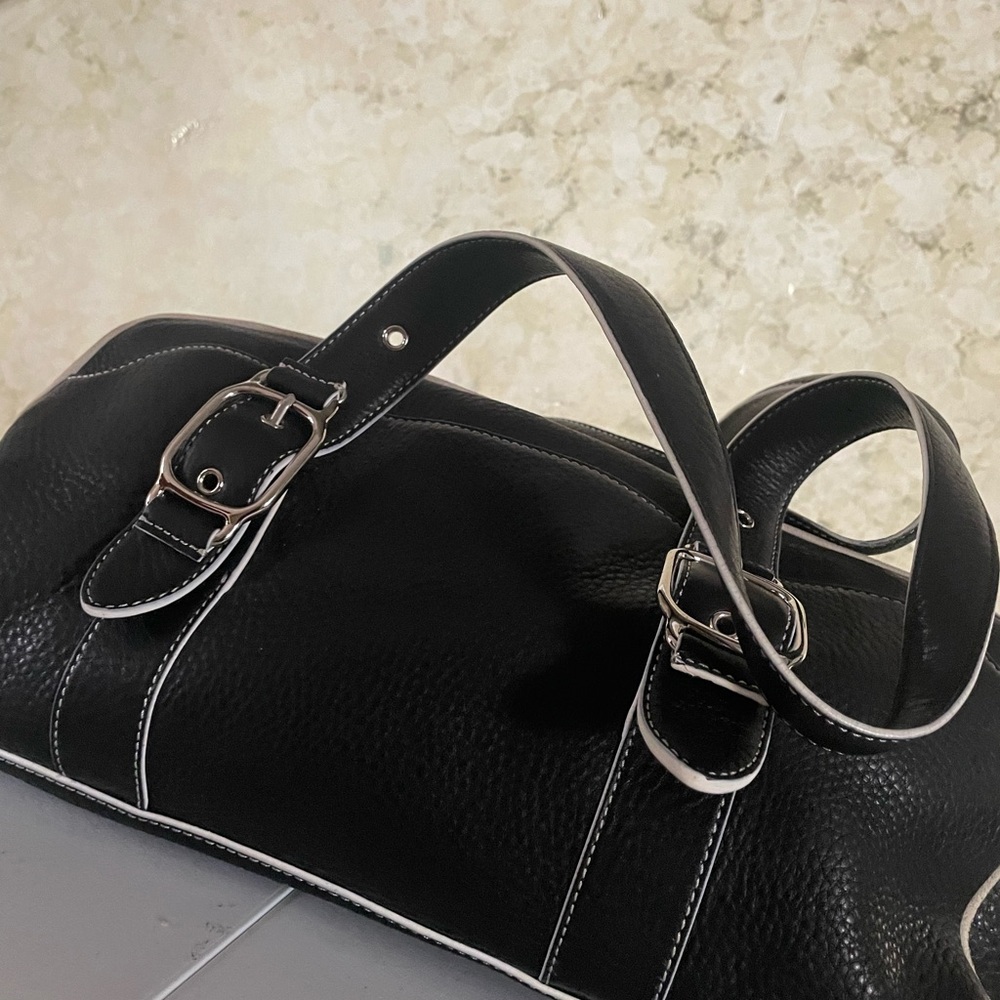 NWT black leather Cole Haan Handbag